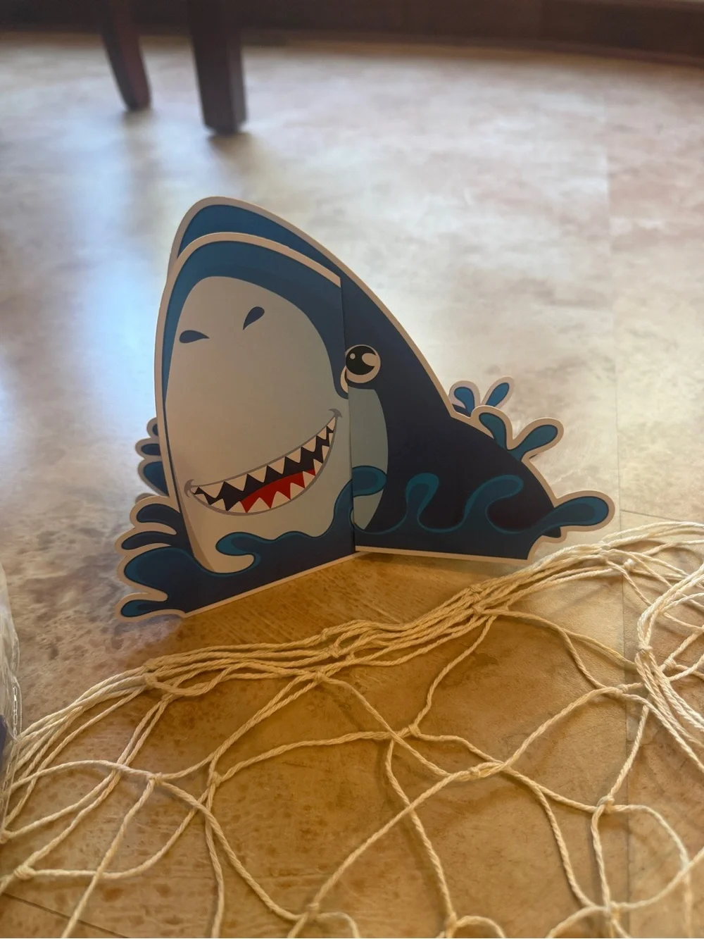 Shark Party Supplies Set - Shark Birthday Decorations and invites